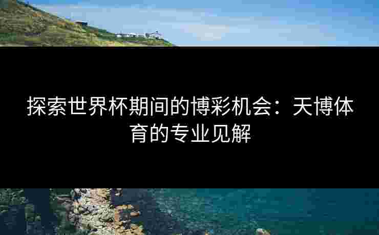 探索世界杯期间的博彩机会：天博体育的专业见解