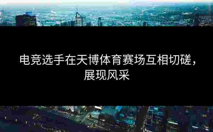 电竞选手在天博体育赛场互相切磋，展现风采