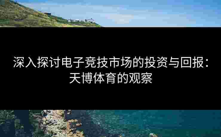 深入探讨电子竞技市场的投资与回报：天博体育的观察